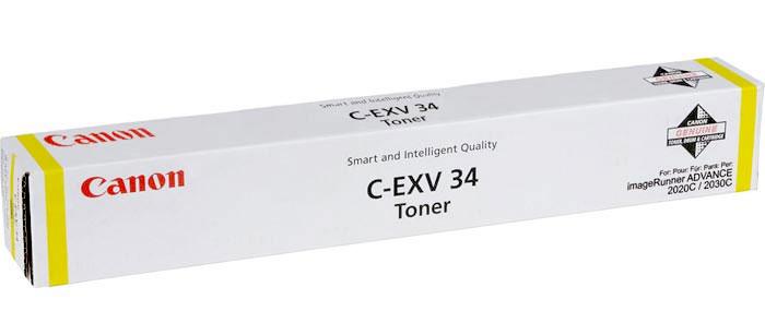 Тонер-картридж Canon C-EXV34 [ 3785B002 ] (yellow) для iR-ADV C2020/C2030